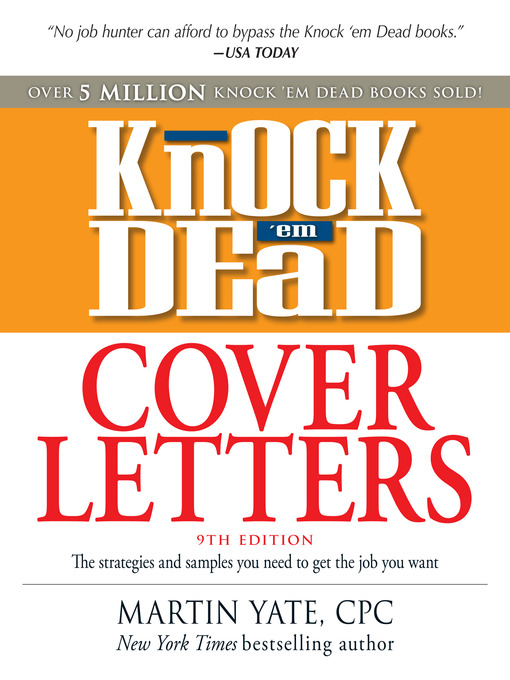 Title details for Knock 'em Dead Cover Letters by Martin Yate - Available